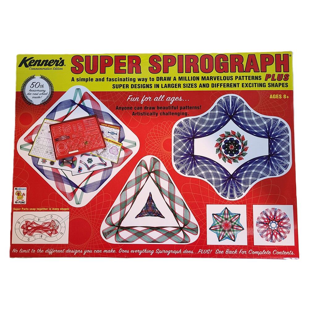 Super Spirograph Kenners Commemorative 50th Anniversary Edition 2016 Used Once